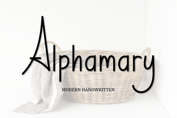 Alphamary: A Script Font for Real-World Design