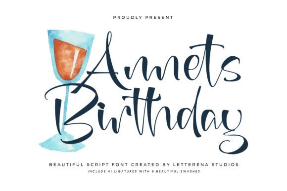 Annets Birthday Font: A Polished Touch for Small Business Branding