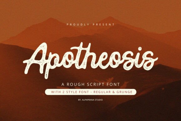 Apotheosis: A Script Font for Creative Projects