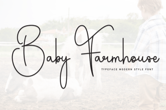 Baby Farmhouse Font for Elegant Branding