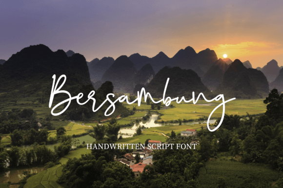 Bersambung: A Handwritten Font for Creative Projects