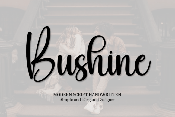 Bushine Font: A Handwritten Script for Crafters and Makers