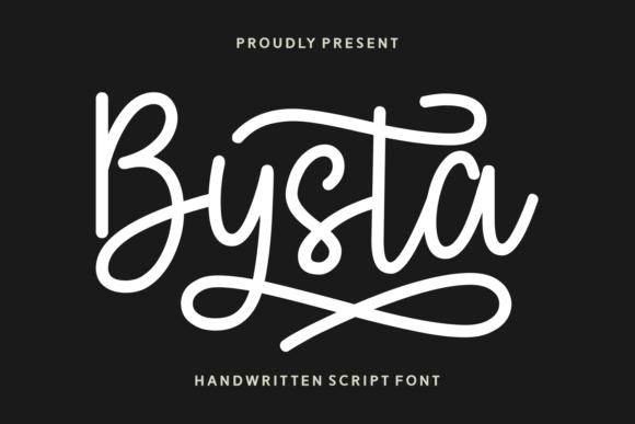 Bysta: A Friendly Script Font for Creative Marketing