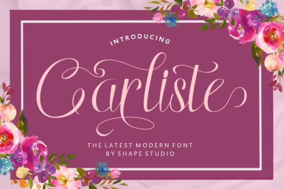 Carliste: A Script Font for Impactful Campaigns
