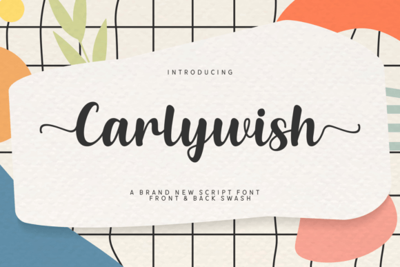 Carlywish Font: Playful Script for Creative Projects