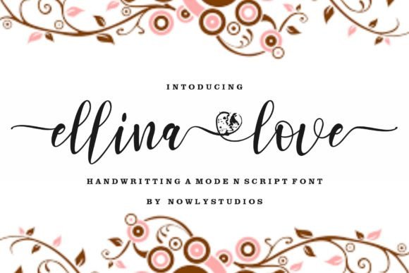 Ellina Love: A Romantic Font for Business