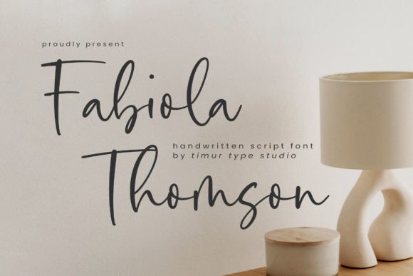Fabiola Thomson Script Font for Modern Web Design