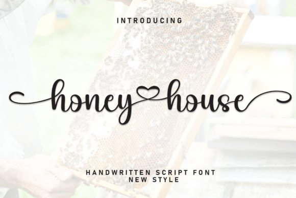 Honey House Font: Elegant Script for Makers