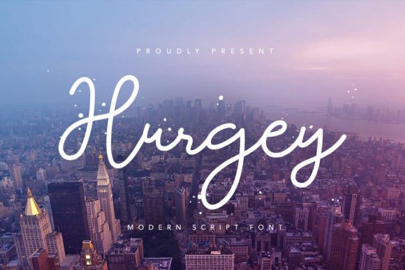 Hurgey Font Review: A Script Typeface That Elevates Digital Design