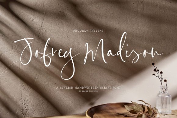 Jofrey Madison Font: Elegant Script for Web Design
