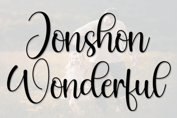 Jonshon Wonderful: A Handwritten Font for Modern Marketing