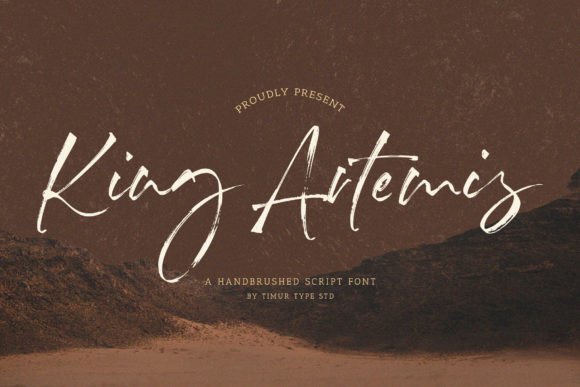 King Artemis: A Royal Script Font