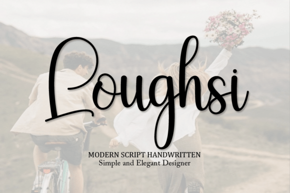 Loughsi Font: A Handwritten Script That Brings Crafted Charm to Life