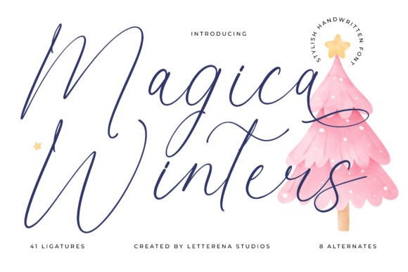 Magica Winters: A Stylish Script Font