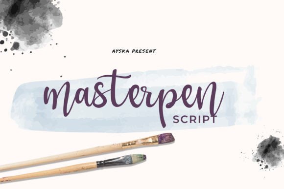 Masterpen: A Stylish Script Font for Digital Branding