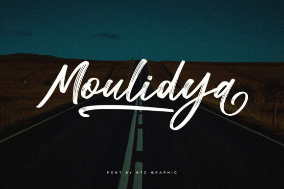 Moulidya Font: A Handwritten Script for Editorial Elegance