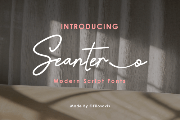 Seantero: A Stylish Font for Your Business