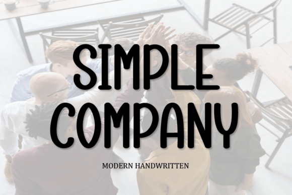 Simple Company Font for Marketing