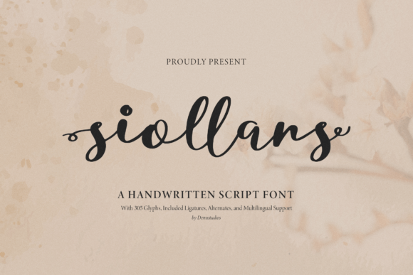 Siollars: A Handwritten Script Font for Marketers