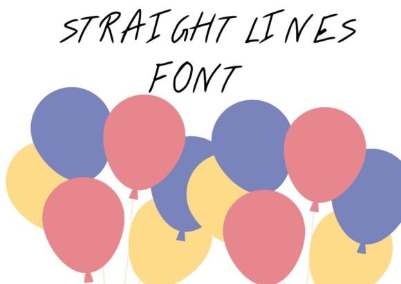 Straight Lines: A Typeface That Captures Clarity and Creativity