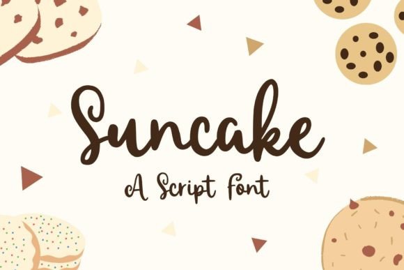 Suncake: A Playful Script Font for Polished Branding