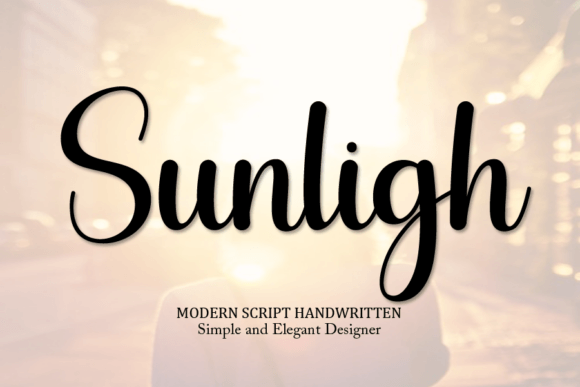 Sunligh: A Handwritten Script for Editorial Design