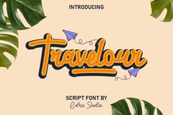 Travelour Font: A Playful Script for Stronger Campaign Visuals