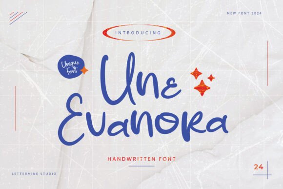 Une Evanora: A Script Font for Elegant Design