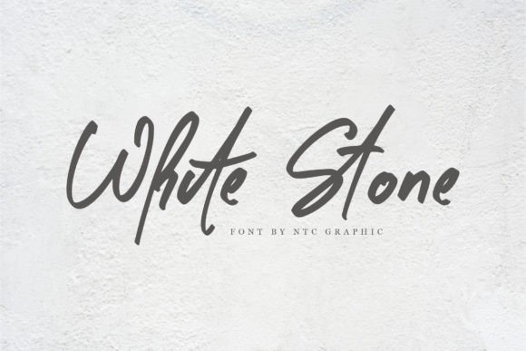 White Stone: A Script Font for Creative Projects